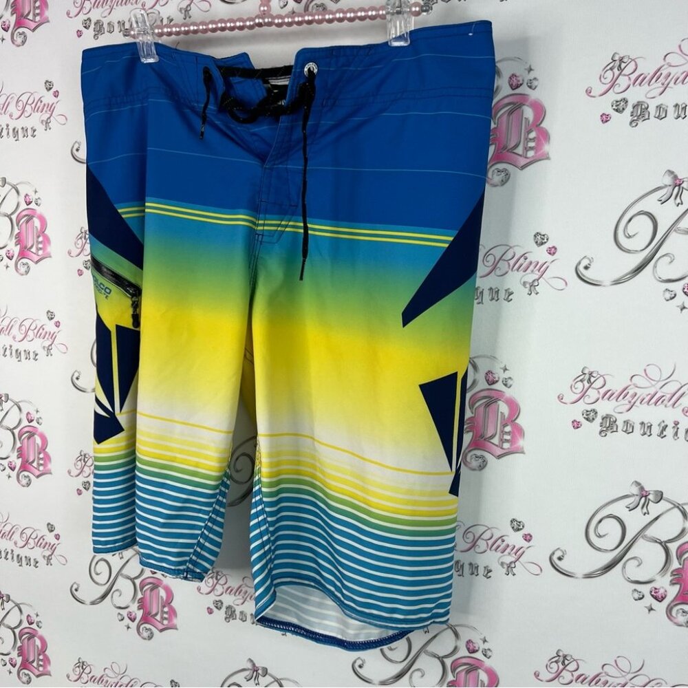 Volcom Shorts Surf Board Mod Tech Ombr Gradient B… - image 3